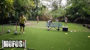 MOFOS - Horny&#x1F975; Blonde Mimi Monet Chooses Cock&#x1F346; Riding Over Soccer Practice