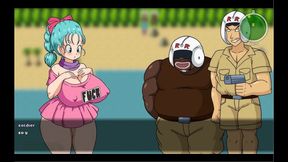 bulma balls [ dragon ball hentai game ] ep.3 never ending bbc blowbang !