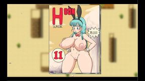 bulma balls [ dragon ball hentai game ] ep.3 never ending bbc blowbang !