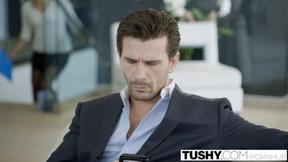”Kate England's Office Ass Fucking Encounter with Manuel Ferrara”