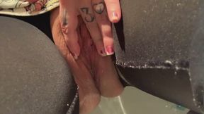 Piss with Swollen Pussy