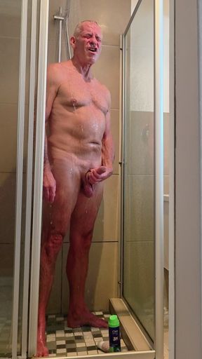 Coach Jc Has a Steamy Shower Wank.