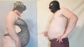 Mature submissive wife gets punished in a golden shower