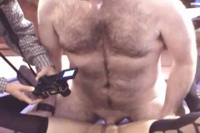Asian and caucasian brunettes sharing nerdy man's dick