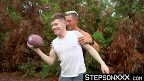 I feel lucky that I get to fuck my sexy and gay stepson Damian Rose