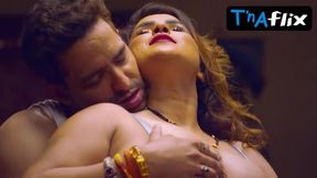 Leena Singh exposes her big boobs in steamy scene