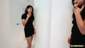 JohnTronX - Great blowjob and cowgirl sex in POV with a gorgeous amateur babe