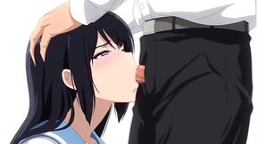 Reina Kousaka Gives a Blowjob