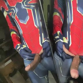 Spider-Man jerk off