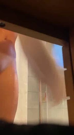 Novinha no banho