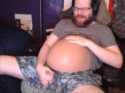 mpreg and happy to be giving birth on cam