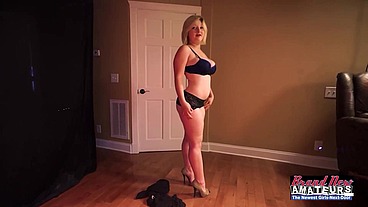 Blonde Babe Faith Hope Rides Da Baloney Pony So Well!