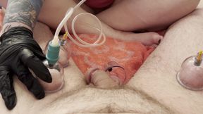 Tormenting Fuck Bud with Suction Cups & Clamp on His Cock