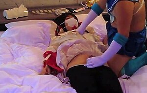 Asian Crossdressers Give a Helping Hand to Each Other