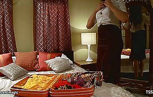 TS private detective fucks cheating man