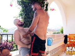 BEARFILMS Horny Cub Adam Jones Sucked Off Before Breeding