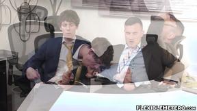 ”Derek Kage fucks intern Cristiano after being caught wanking”