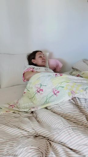Granny masturbate in the morning