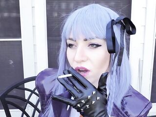 Kyoko Kirigiri: Smokin' Oral-sex Sex