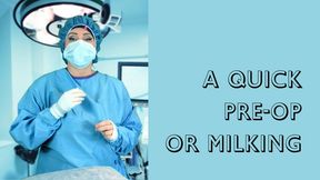 Leela Lapin Gives You a Quick Milking to Clear Your Seminal Vessels Ahead of Surgery