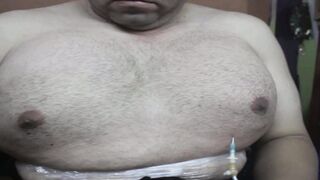 Unshaved knocker inflation, no had time to trim, can help me?