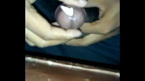 Hairy shemale cock thick cumshot