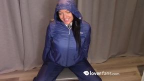 Kinky Rainwear Bondage Couple 20 Minutes Long!