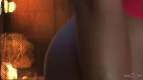 Big Tits Black Girl Candice Von Gets Her Pussy Pounded by a Big Black Cock