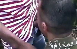 African Boys fucks White Guy in the Woods