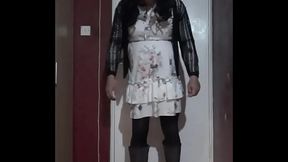 crossdressing bisexual sissy mark wright is a real cock virgin and wants real cock to fuck him while hes playing with his cock