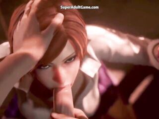 Wicked Student Beauty Sucks And Gulp in Classroom After School ( CG ANIME Gameplay )