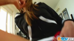 ”Doggystyle P-O-V with adorable looking GF”