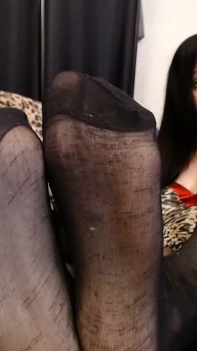 Foot Slave Humiliation Boots Feet Pantyhose CEI Cuck