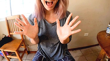 Handjob for me step daddy, two hands and mega cumshot!!!