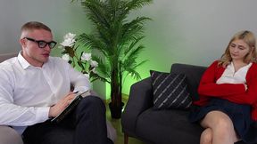 a married client is fucked in the ass during a therapy session