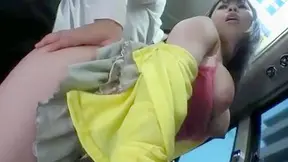 Busty Asian Slut Exposed – Wild Public Fuck on Crowded Bus
