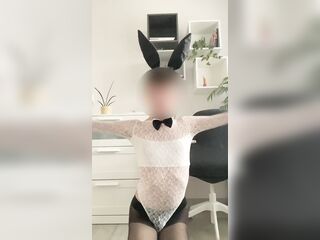 sissy femboy playboy bunny suit