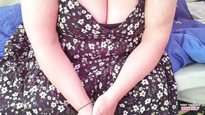 Stranger makes me masturbate his tiny dick in tent while husband is out and I enjoy it - Mature Amateur BBW Slut Mommy