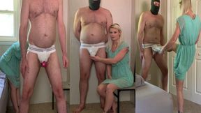 Protect your testicles darling! You need to wear a cup and jockstrap when playing sports! Ballbusting with a bat, baseball, and soccer cleats! Ballbusting cup demonstration!