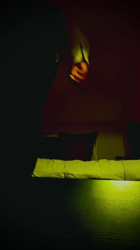 Black sissy cum slut ball drainer 6