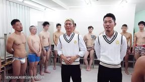 Japanese Twink Bukkake Gangbang