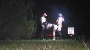 I Met Two Fans At The Club: Blonde and brunette babes team up to please