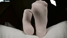 Lexi, new model, big soles!! Sock tease! Part 2 - MOV