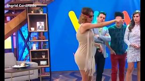 Ingrid Coronado Culote en Minivestido Cafe VLA 06ene18