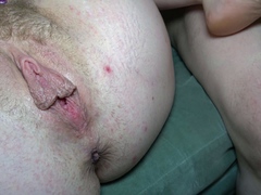Amateur blonde babe creampied