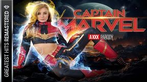 In 'Captain Marvel' cosplay, Haley Reed's powerful bod craves massive alien cock&#x1F346;