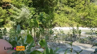 stranger caught me flashing tits in the public park river