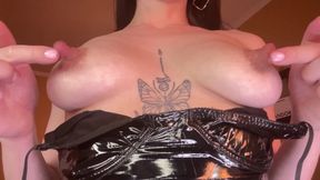 Ohh yeeeah... Ready to cum from the whip and nipple clamps