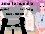 Rol JOI CBT - Tu ama te humilla en una fiesta. Audio en español.