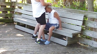 Abuelo y gordito: sexo público con maduros amateurs 3